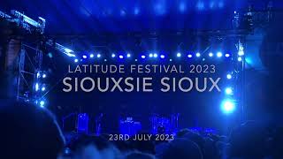 Siouxsie Sioux at the Latitude Festival 20th June 2023 Full Set Live Video Audio  Stills [upl. by Adnorrahs783]