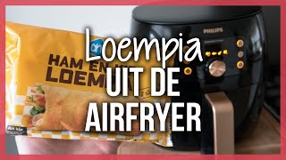 Loempia uit de Airfryer  1518 minuten  200 graden [upl. by Nnylesor3]