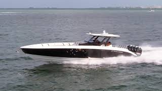 Midnight Express 43 Open Powered by Quad 400R Mercury Marine [upl. by Fineman]