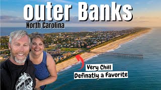 Discovering WHY the OUTER BANKS are so popular Beach Tour 2024 [upl. by Yllet]