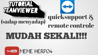 TUTORIAL teamviewer atau aplikasi sadap menyadap [upl. by Christabel]