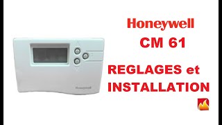 Comment installer et programmer un thermostat Honeywell CM61 [upl. by Ahsilrae]