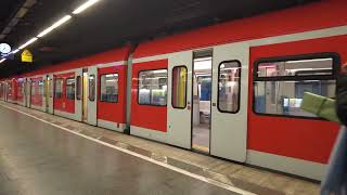 SBahn arrives at München Hauptbahnhof  Munich [upl. by Capello]