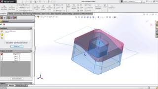 SOLIDWORKS  Basics of the Intersect Tool [upl. by Aerehs]