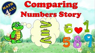 Number Gators Story For Kids  Math For All [upl. by Sheela]