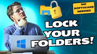 Protect Your Folders Using Password on Windows 1110 Without Installing Any Software  Easy Tutorial [upl. by Aehc]