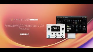 Ampero II Stomp Firmware update V200  Tutorial [upl. by Enohs328]