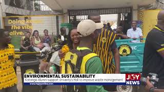 Environmental sustainability Katanga Alumni support Universitys Hall waste management [upl. by Arde]