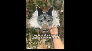 Tutorial on how to make a custom shaped theriancat mask [upl. by Ileane]