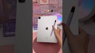 10 ways I use my iPad 💕✏️ apple pencil  iPad apps  iPad tips [upl. by Adley]