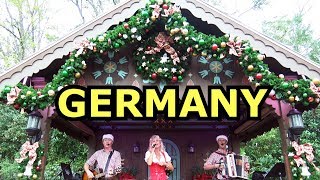 2017 Christmas  Margaret Almer and The Bavarian Band  Germany  Epcot  Walt Disney World [upl. by Fujio]