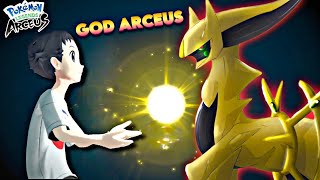 I MET GOD OF POKEMON ARCEUS  POKEMON LEGENDS ARCEUS 1 [upl. by Robaina796]