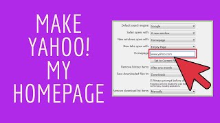 How to Make Yahoo your Homepage [upl. by Taft619]