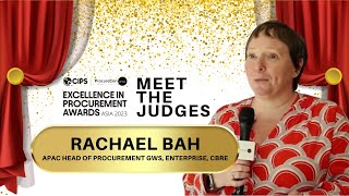 ProcureCon CIPS Asia Excellence in Procurement Awards 2023  Interview with Rachael Jane Bah [upl. by Hacissej]