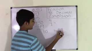 6th Grade Math How to Convert Fraction to Decimal Number [upl. by Fraze]