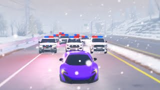 I Was Set Up By The Cops Hostages Police Chase Turns Into shoot out Roblox [upl. by Ayhtin]