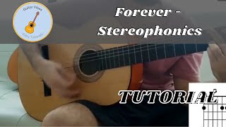 How to play Forever by Stereophonics Guitar  Como tocar Forever de Stereophonics Guitarra [upl. by Takeshi]