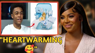 ASHANTI ecstatic as Cornell Haynes III Nellys son surprises her with Baby item for his baby brother [upl. by Brause293]