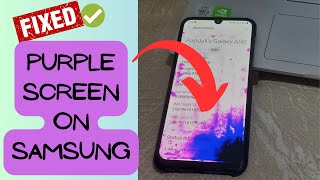 How To Fix Purple Screen On Samsung Phone 100 SOLVED [upl. by Ayat898]