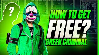 Free Green Criminal Bundle Best Trick  Garena Free Fire [upl. by Ilka]