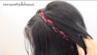 Peinados fáciles para cada día quot trenzas diademasquot [upl. by Penny59]