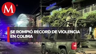 Matan a ocho personas durante jornada violenta en Colima [upl. by Ennairej311]