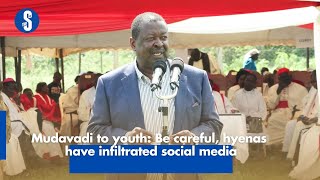 Mudavadi to youth Be careful hyenas have infiltrated social media [upl. by Johns46]