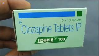 Sizopin 100 Tablet  Sizopin Tablets  Clozapine Tablets  Sizopin 100mg Tablet Uses Side effects [upl. by Hazlip]