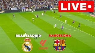 🔴 REAL MADRID vs BARCELONA LIVE  LaLiga 202425 [upl. by Eiboj]