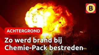 Reconstructie brand ChemiePack Moerdijk  Omroep Brabant [upl. by Erdnoed327]