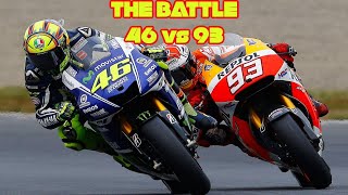 Valentino Rossi VS Marc Marquez Epic Battles [upl. by Ishmul]