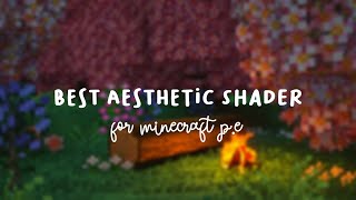 best aesthetic shader for minecraft pe ☁️  lowhigh devices [upl. by Richara]