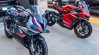 DUCATI SUPERLEGGERA V4 VS BMW M1000RR VS BMW S1000RR 😮‍💨 Uninfluenced [upl. by Parrisch]