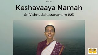 23 Keshava  Every Day with Nama  Sri Vishnu Sahasranamam  Sri Poornimaji [upl. by Oicafinob]