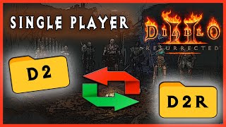 How To Play Your Single Player Saves In Diablo 2 Resurrected [upl. by Vergil]