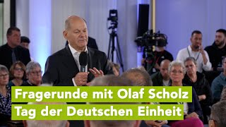 Kanzlergespräch in der IHK zu Schwerin  Tage der Deutschen Einheit Schwerin 2 Oktober [upl. by Sammy]