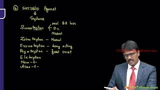 Serotonin Pharmacology and Drugs for Migraine Pharmacology lecture 22 [upl. by Chaille]