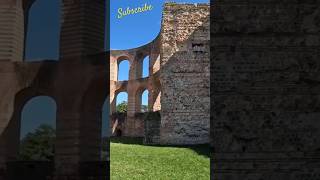 Roman Ruins in Trier Germany 🇩🇪 explore history europe travel roman shorts [upl. by Eidnahs41]