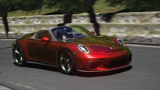 Assetto Corsa Porsche 911 Speedster at Gunsai Touge [upl. by Dlarrej]