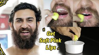 Get Rid of Dark Lips  Get Soft Pink Lips at Home Naturally [upl. by Nylirahs419]