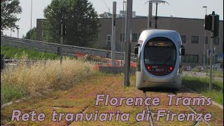 Florence Sirio Tramvia Line T1  Rete tranviaria di Firenze [upl. by Eilis]