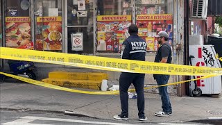 Innocent Bystander Woman Critically Wounded From Shooting Exclusive Security Footage 82224 Bronx [upl. by Llahsram933]