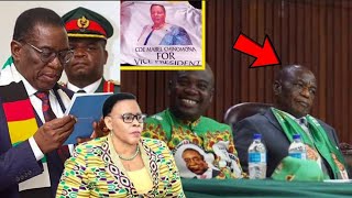 Breaking🥵ZanuPF bloodbath Outrage as ED pushout Vp Chiwenga to bring Marbel Chinomona after this😳💔 [upl. by Cullie]