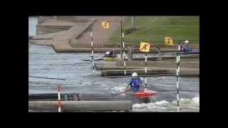 Patrick Marriott Canoe Slalom at GrandtullyHPPChapel Falls [upl. by Ellerrad]