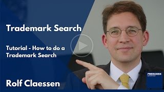 Trademark Search  How to do a trademark search for registered trademarks explained rolfclaessen [upl. by Ada]