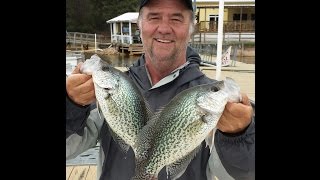 L 68 Crappie Fishing Summertime West Point [upl. by Lentha]