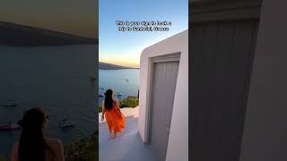 Santorini Greece A must visit place to enjoy amazing sunsets and breathtaking views santorini [upl. by Fagin]