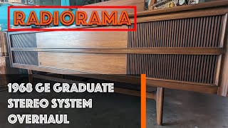 1968 GE Graduate Stereo console overhaul [upl. by Rosenblum]