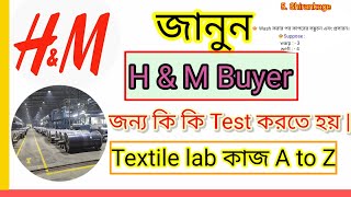 Textile testing in lab  HampM test method [upl. by Aneeuqal]