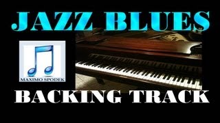 PISTA BASE DE JAZZ BLUES EN C PARA IMPROVISAR EN PIANO GUITARRA Y SAXO [upl. by Brennan]